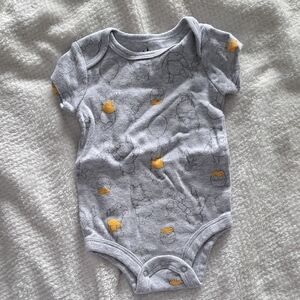 4/$20- Disney Gray Bodysuit With Pooh Bear